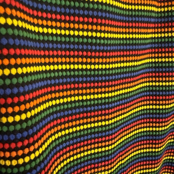 Luna Chix Rainbow Knit Bodycon Mini Dress – Size Small - Picture 4 of 4